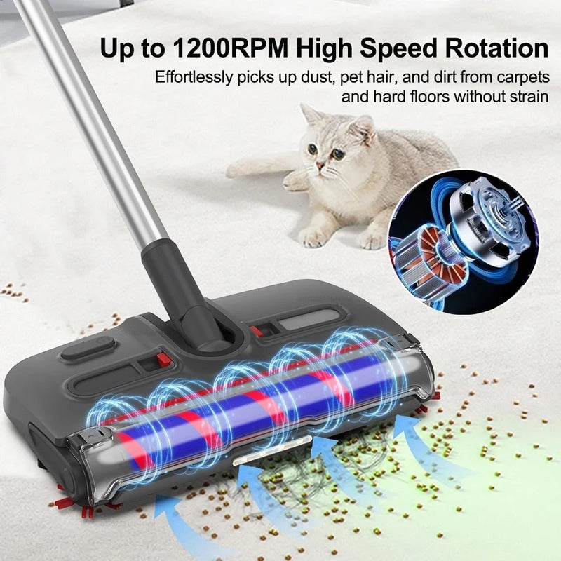 Wireless Electric Sweeper Mop with LED and Rechargeable Battery