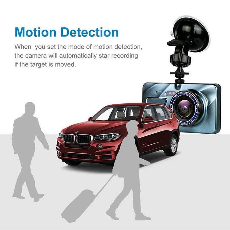 Wireless Front And Rear Dash Cam Dashboard Camera For Car With Night Vision