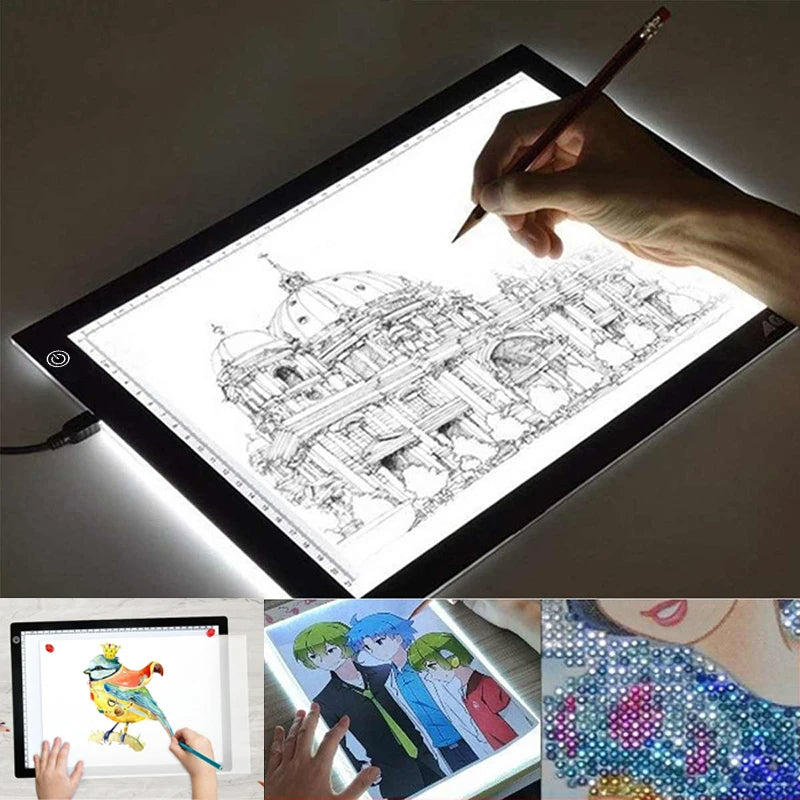 A4 LED Light Pad for Drawing, Tracing, and X-Ray Viewing
