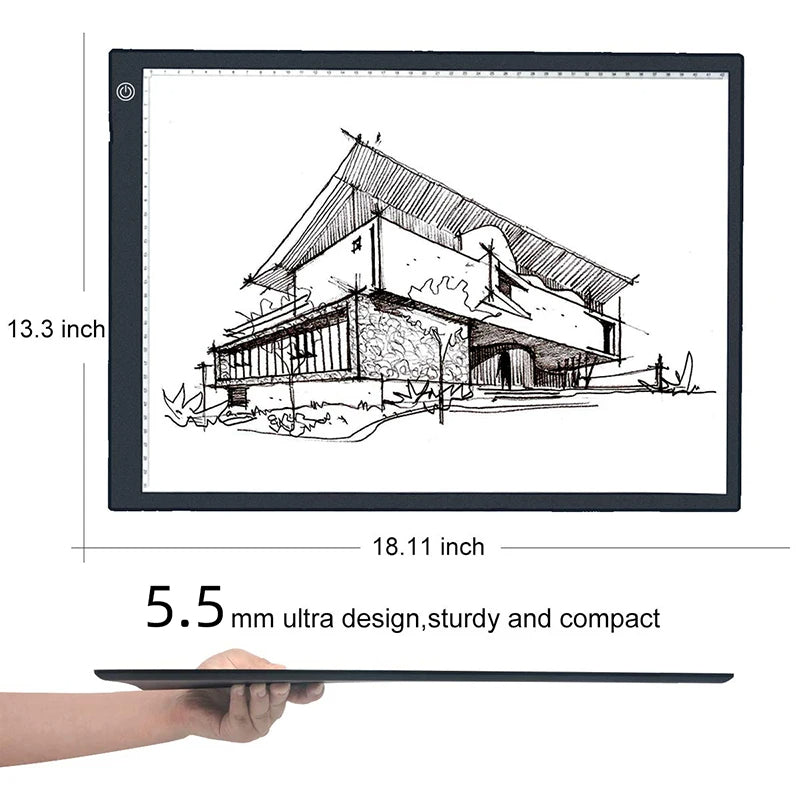 A4 LED Light Pad for Drawing, Tracing, and X-Ray Viewing