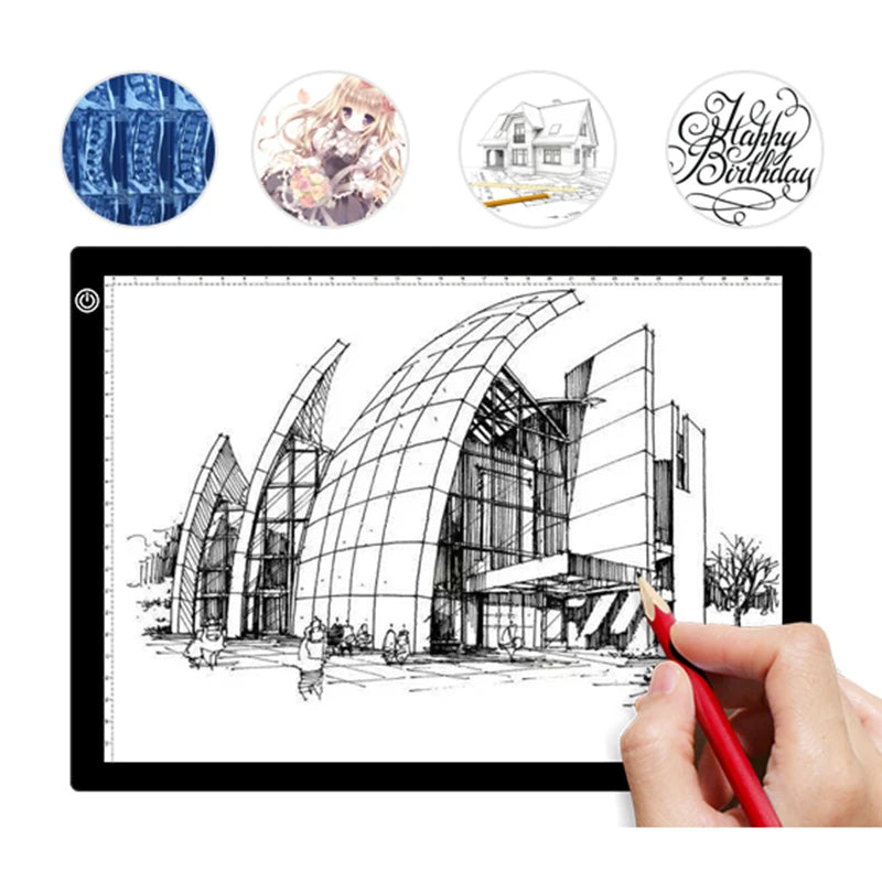 A4 LED Light Pad for Drawing, Tracing, and X-Ray Viewing