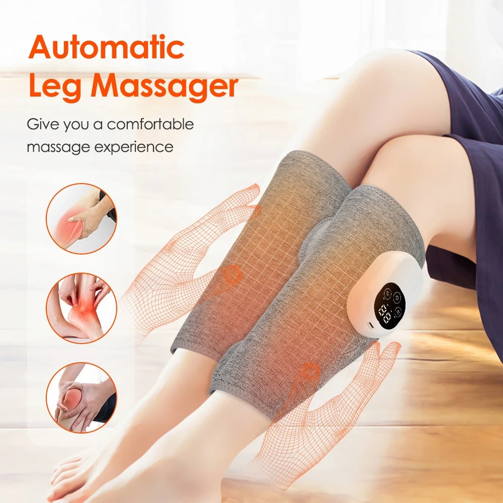 360° Heated Vibration Air Pressure Leg Massager