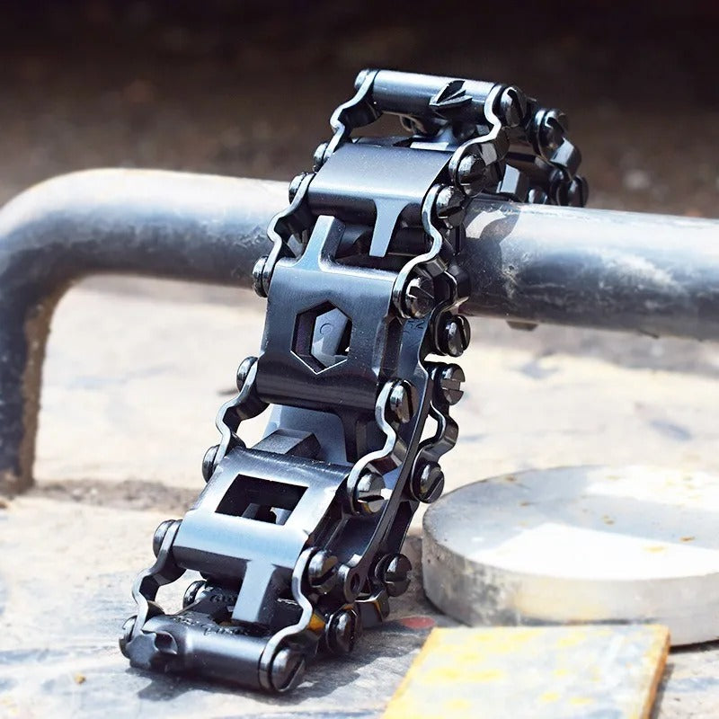 29-in-1 Multi-Tool Stainless Steel Bracelet