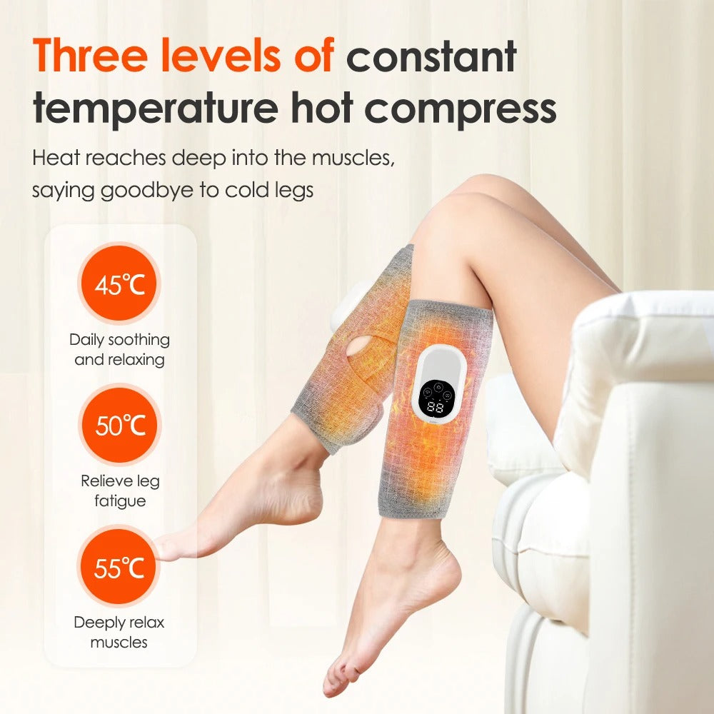 360° Heated Vibration Air Pressure Leg Massager