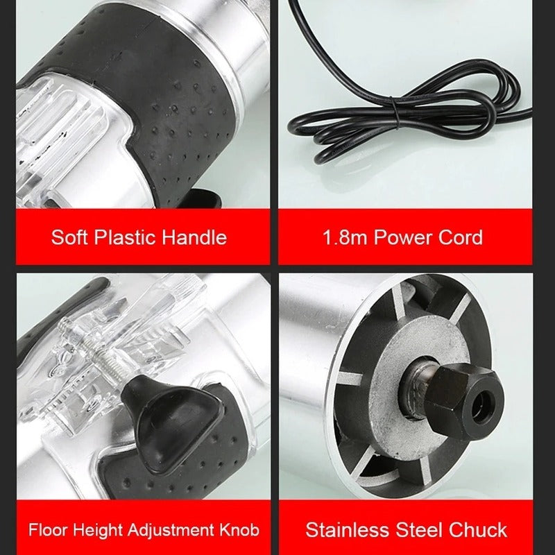 800W High-Speed Wood Router Electric Trimmer Tool