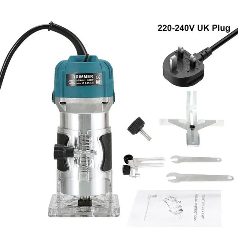 800W High-Speed Wood Router Electric Trimmer Tool
