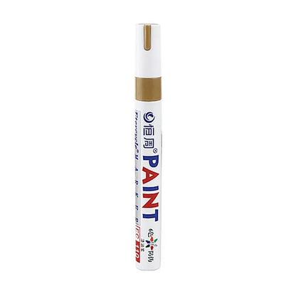 12-Color Waterproof Permanent Paint Markers for Tires and Art