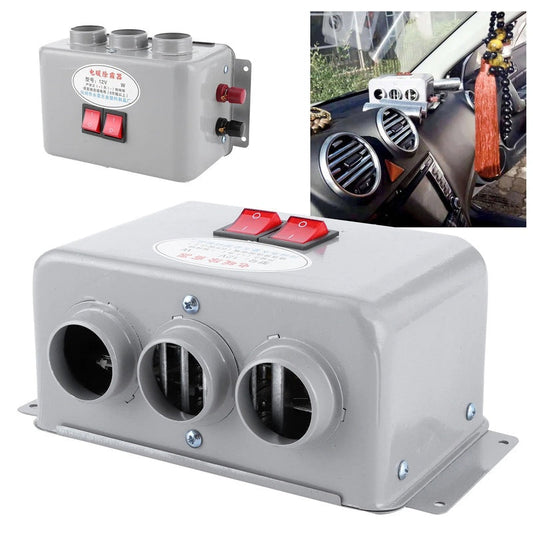 12V Car Heater with 3 Vents, 600W-800W Fast Heating