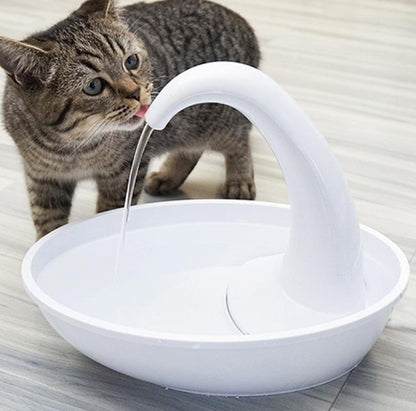 12V Silent Pet Water Fountain with Filter, 1.8L Capacity
