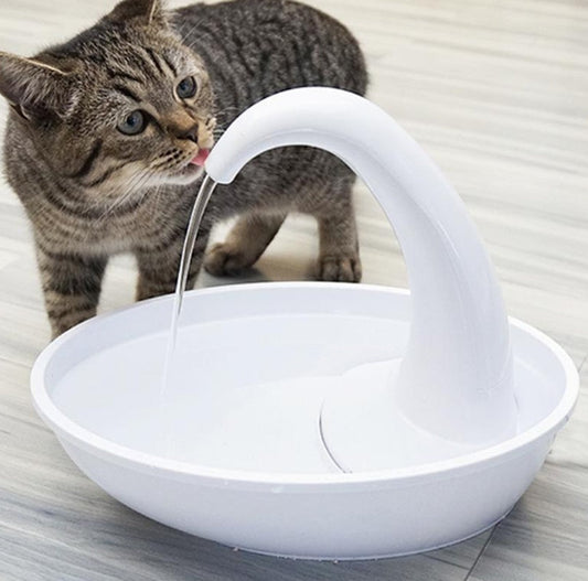 12V Silent Pet Water Fountain with Filter, 1.8L Capacity