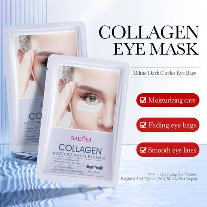 10pcs Collagen Hyaluronic Acid Forehead and Eye Mask Patches