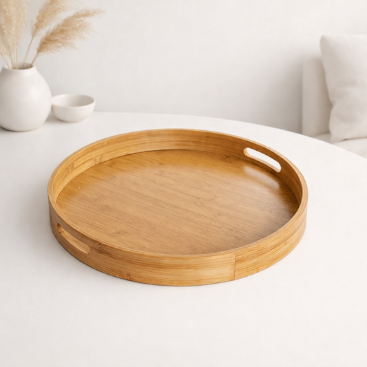Bamboo Tray with Handles