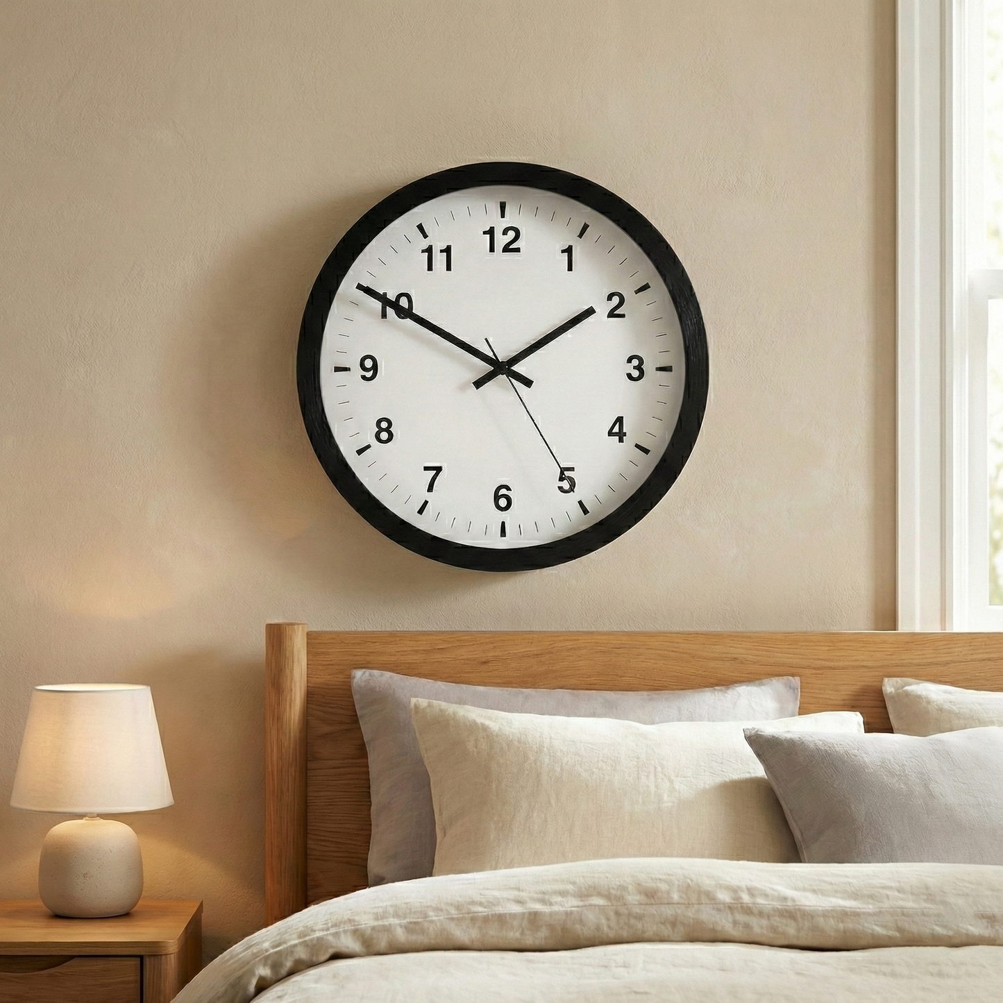 Classic Black Wall Clock
