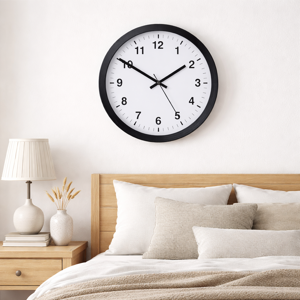 Classic Black Wall Clock