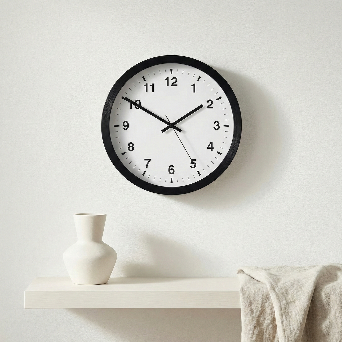 Classic Black Wall Clock