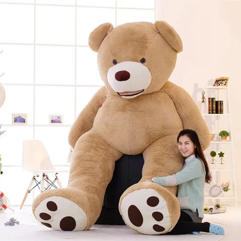 Unstuffed Giant Teddy Bear Plush Skin 100–260Cm Gift