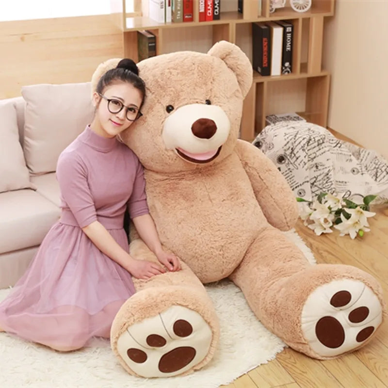 Unstuffed Giant Teddy Bear Plush Skin 100–260Cm Gift