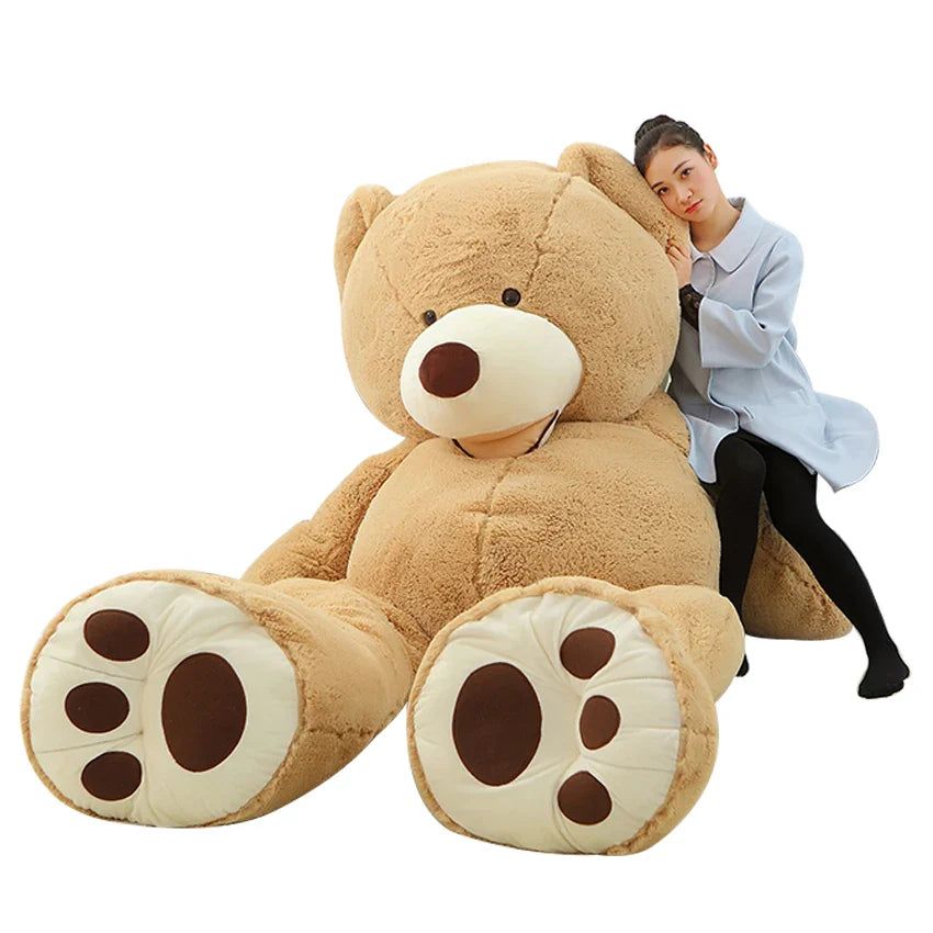 Unstuffed Giant Teddy Bear Plush Skin 100–260Cm Gift