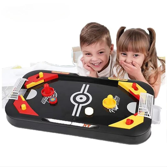 Mini Hockey Soccer with 2-in-1 Game Modes, Helps Improve Reflexes, Safe for Kids Ages 3+