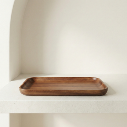 Rectangular Wooden Serving Tray