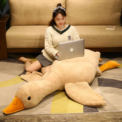Giant Goose Plush Sleep Pillow Giant Teddy Bear Style