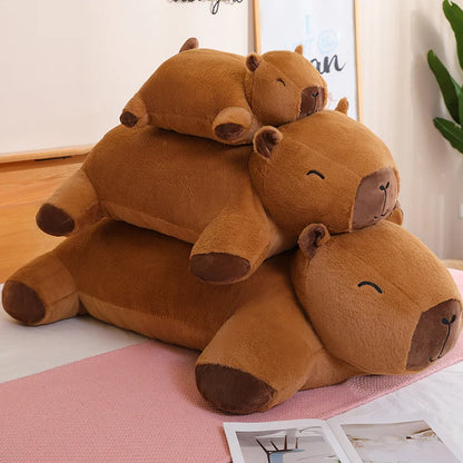 Giant Teddy Bear Kawaii Capybara Plush Floor Mat Carpet