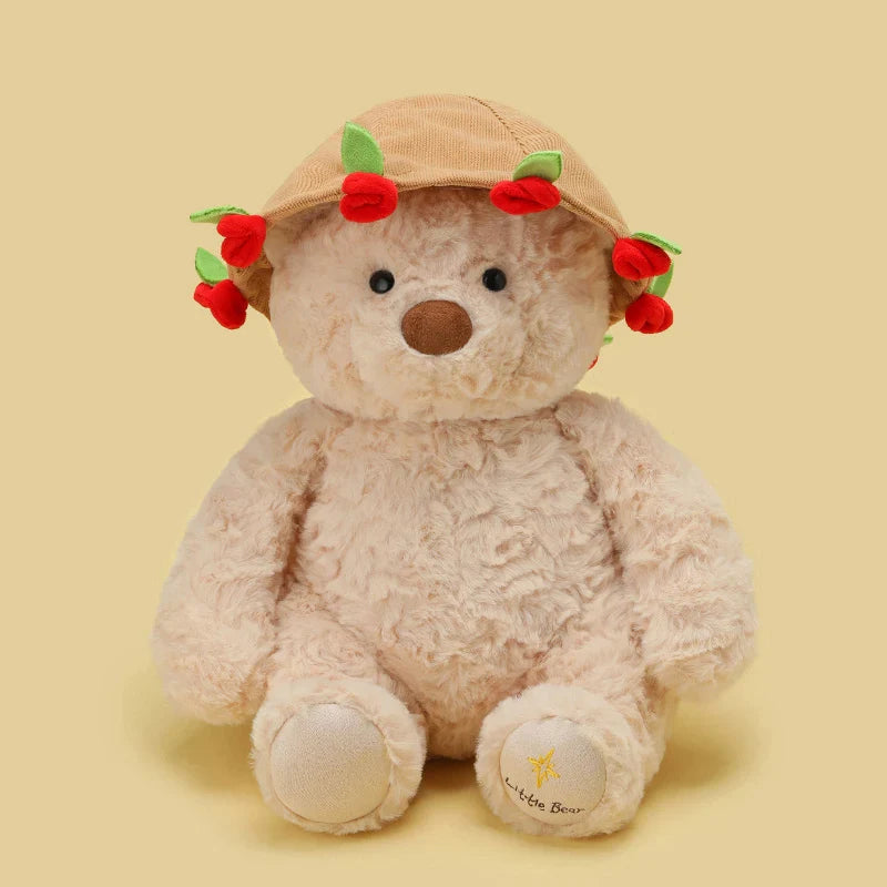 Giant Teddy Bear With Roses Plush Romantic Gift Doll