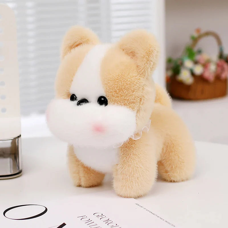 Kawaii Lifelike Fluffy Puppy Dog Plush Toy Gift