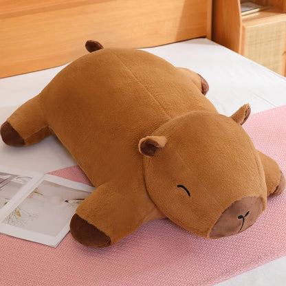 Giant Teddy Bear Kawaii Capybara Plush Floor Mat Carpet