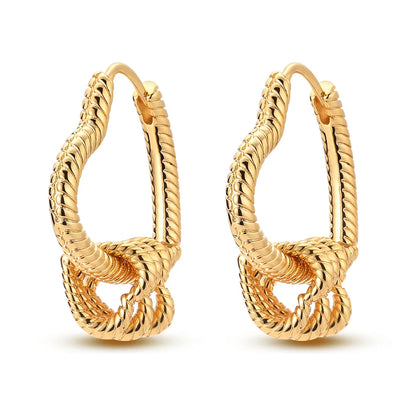 Valentines Gifts For Her Silver Plated Heart Hoop Earrings