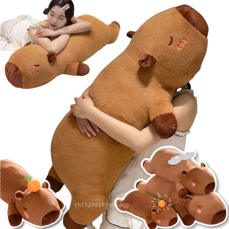 Giant Teddy Bear Capybara Plush Pillow Toy 60–100Cm
