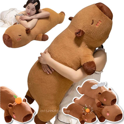 Giant Teddy Bear Capybara Plush Pillow Toy 60–100Cm