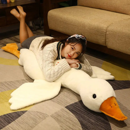 Giant Goose Plush Sleep Pillow Giant Teddy Bear Style