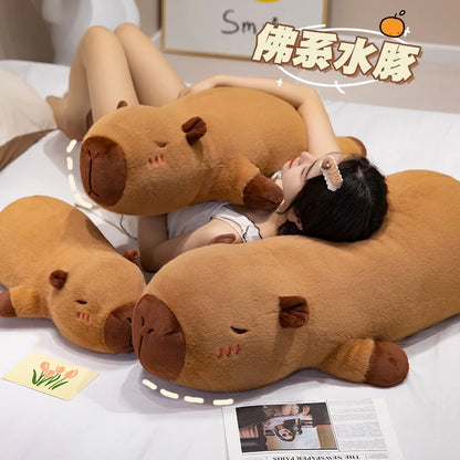 Giant Teddy Bear Capybara Plush Pillow Toy 60–100Cm