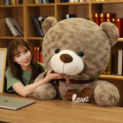 Giant Teddy Bear Plush Love Heart Stuffed Toy Gift