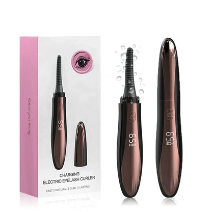 Electric Eyelash Curler Usb Rechargeable Heated Silicone Comb 4 Modes
