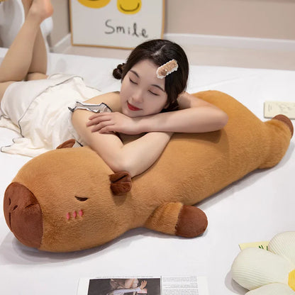 Giant Teddy Bear Capybara Plush Pillow Toy 60–100Cm