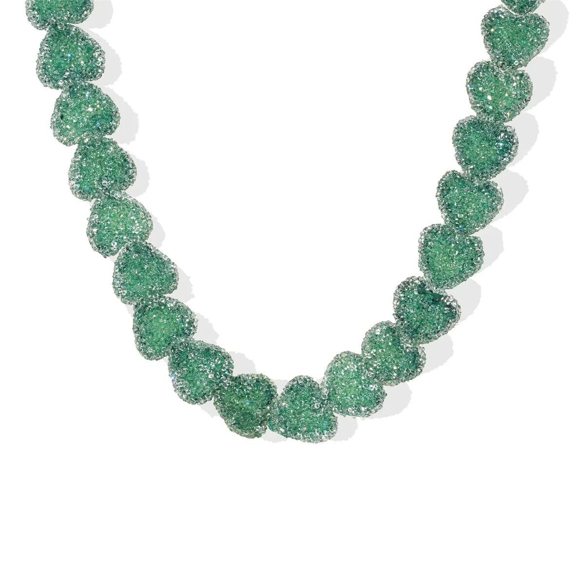 Colorful Heart Candy Choker Necklace Valentine'S Day Gift