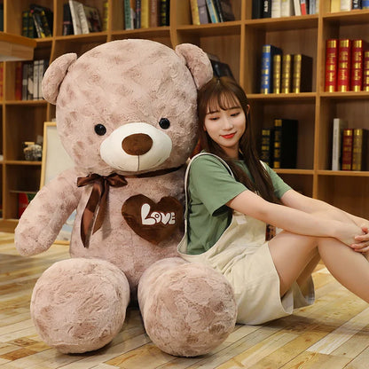 Giant Teddy Bear Plush Love Heart Stuffed Toy Gift