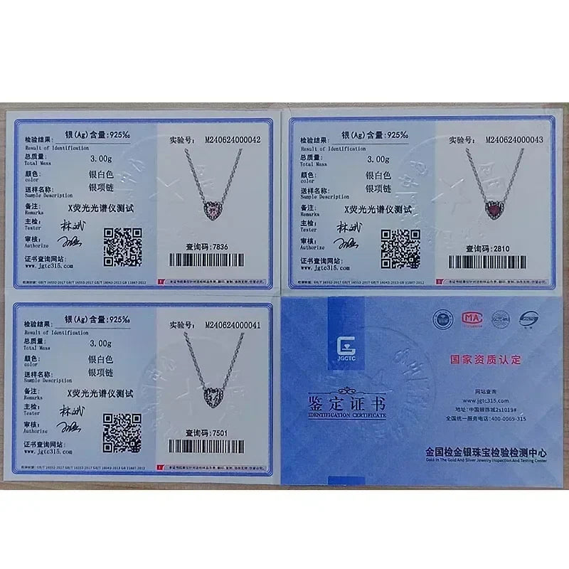 925 Sterling Silver Heart Bowknot Pendant Necklace Valentine'S Day