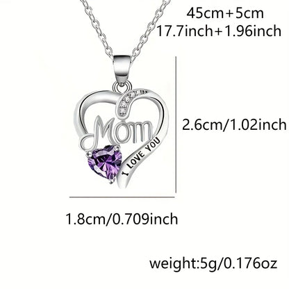 Luxury Soap Rose Gift Box With Mom Heart Necklace Valentine'S Day