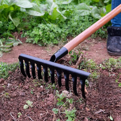 Heavy Duty Metal Rake for Lawn and Garden
