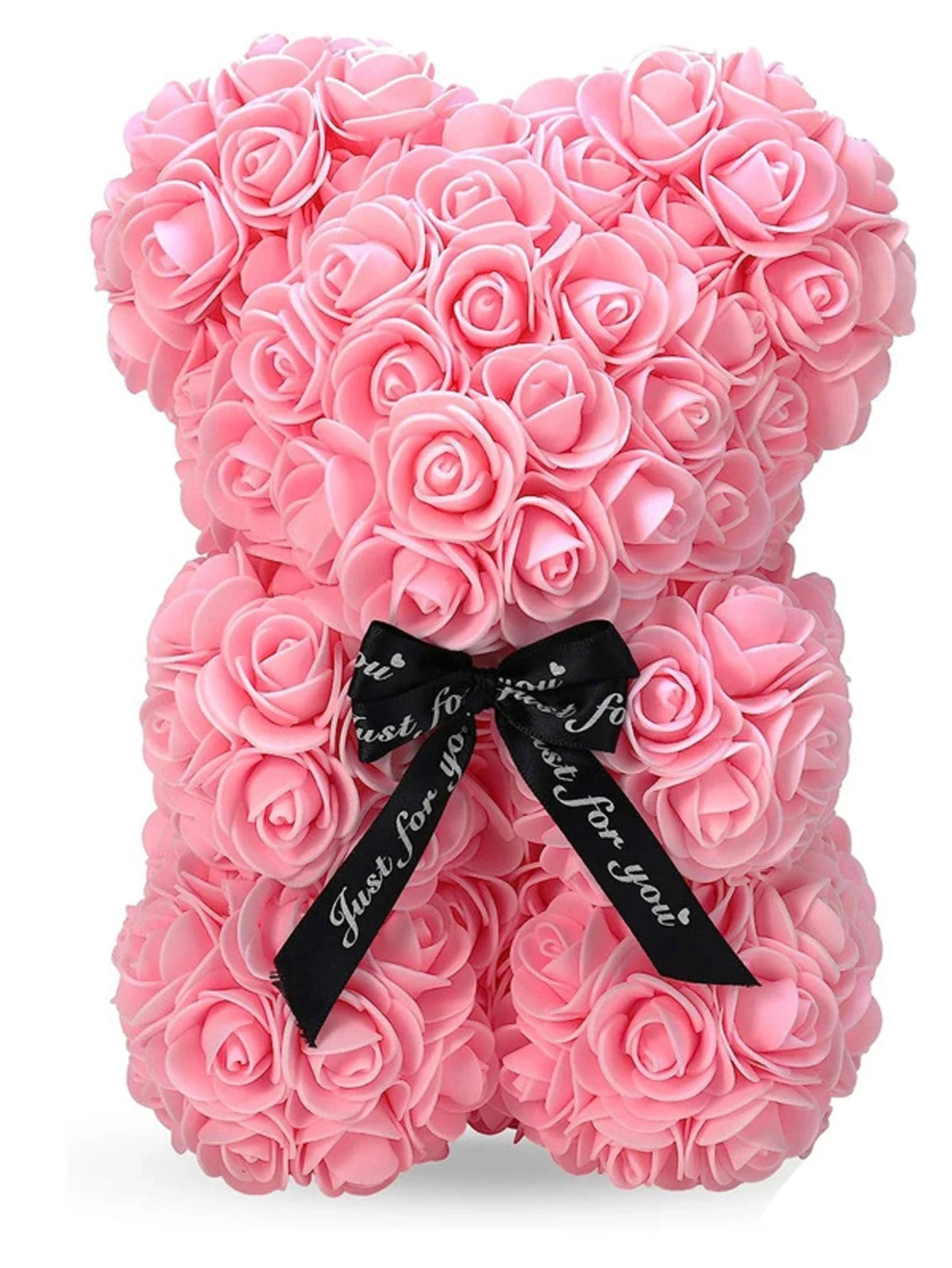 25Cm Artificial Rose Bear Eternal Rose Teddy Gift Decoration