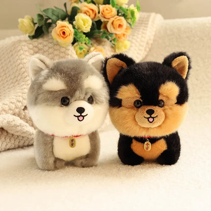 Kawaii Lifelike Fluffy Puppy Dog Plush Toy Gift