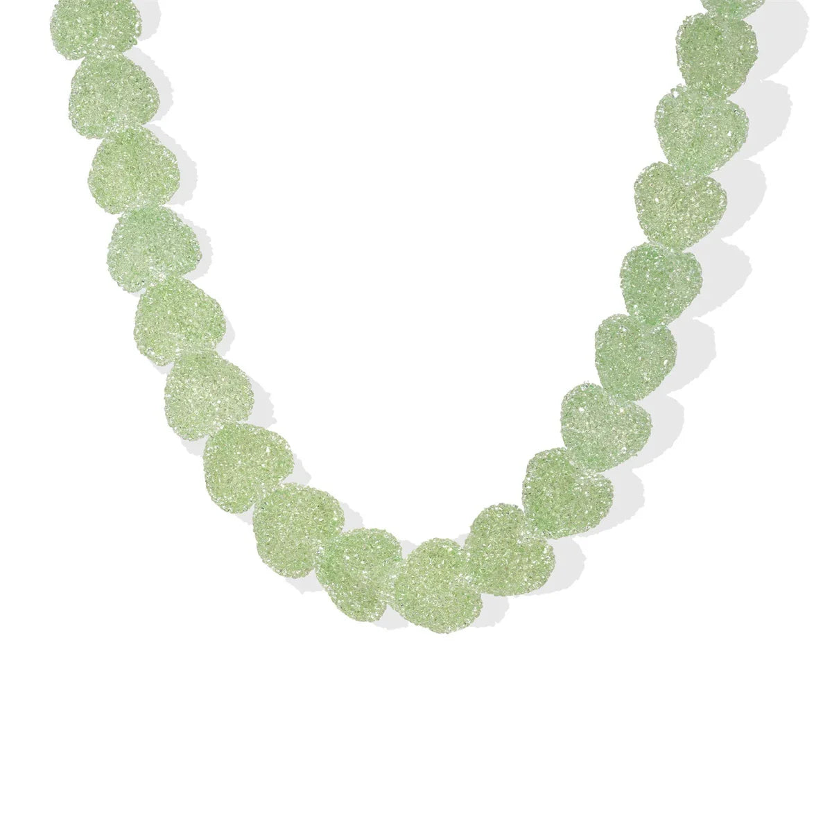 Colorful Heart Candy Choker Necklace Valentine'S Day Gift