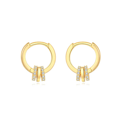 Valentines Gifts For Her S925 Silver Heart Drop Earrings Zircon