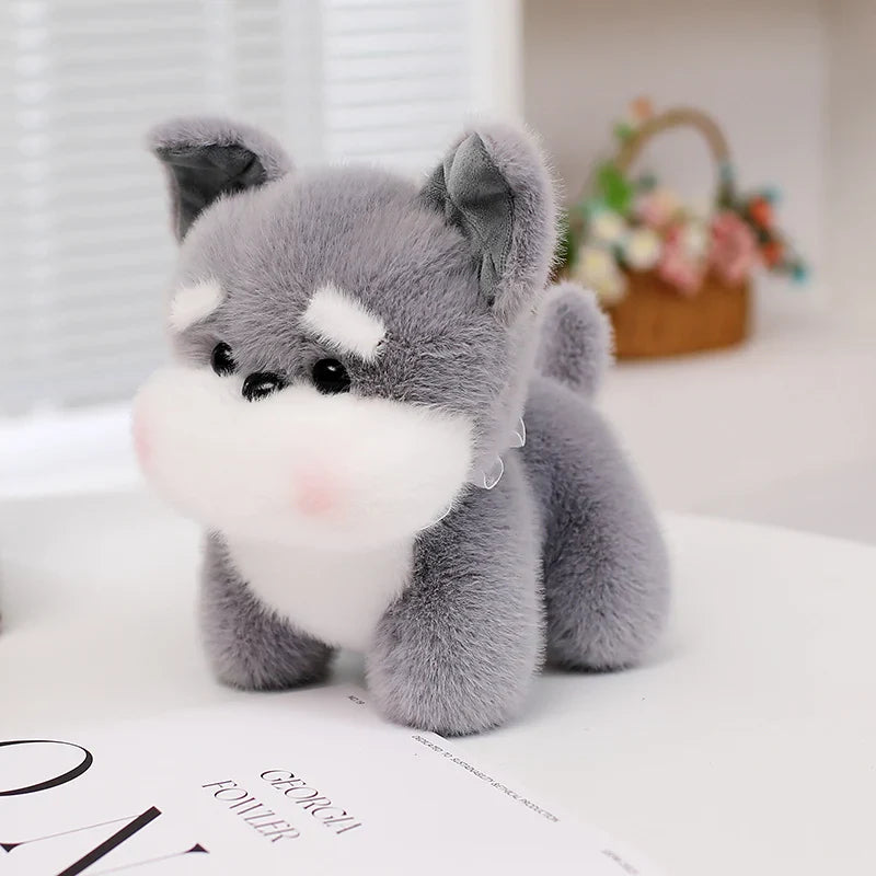 Kawaii Lifelike Fluffy Puppy Dog Plush Toy Gift