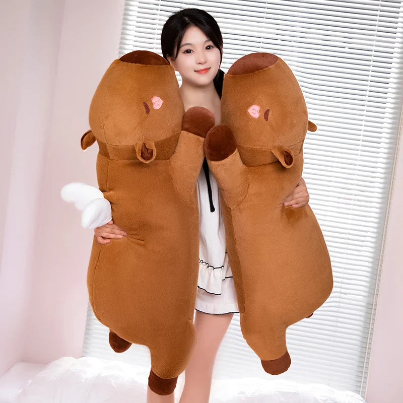 Giant Teddy Bear Capybara Plush Pillow Toy 60–100Cm