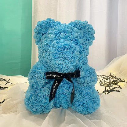 25Cm Foam Rose Bear Romantic Gift Party Decoration