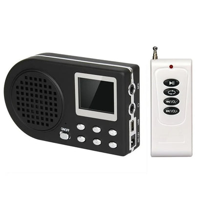 Electronic Bird Caller MP3 Portable with Digital LCD Display and Wireless Remote Control